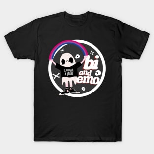 Bi and Emo Badge T-Shirt